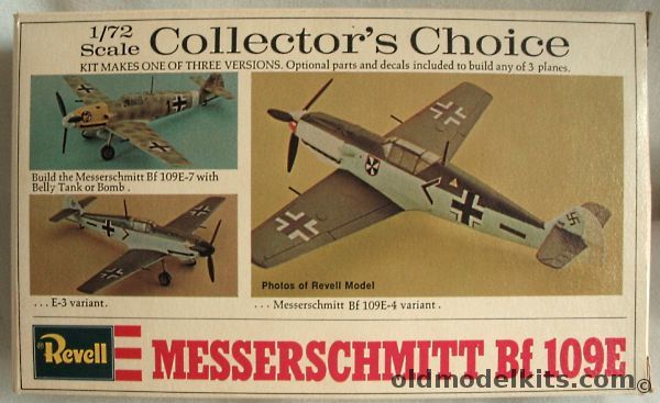 Revell 1/72 Messerschmitt Bf-109E - Collectors Choice Issue - E3 Werner Molders - E4 Franz Von Werra (POW-escaped from Canada) - E-7 1/JG-27, H63 plastic model kit